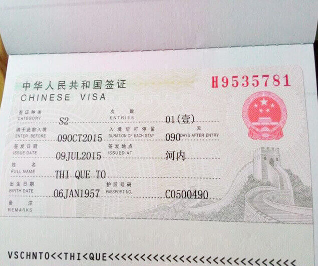 nhung dieu can biet khi lam visa trung quoc